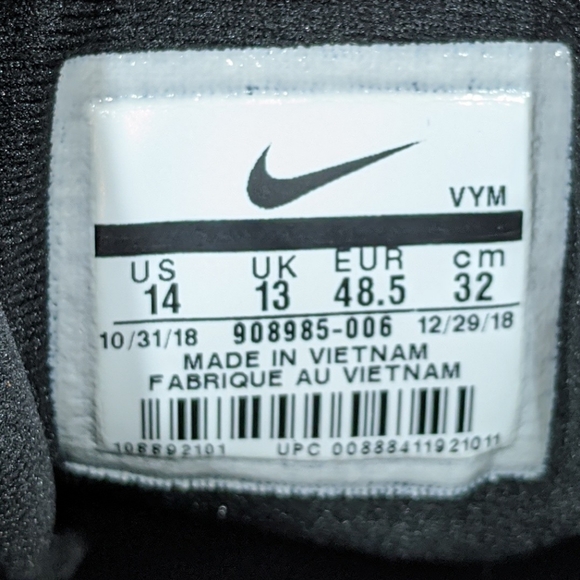 Nike Flex Experience RN 7 Black/University Red - Picture 6 of 6